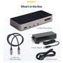 Startech USB-C Triple Monitor Docking Station - HDMI/DP Triple 4K Dock - 5x USB Hub - GbE - 100W PD Universal