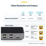 Startech USB-C Triple Monitor Docking Station - HDMI/DP Triple 4K Dock - 5x USB Hub - GbE - 100W PD Universal