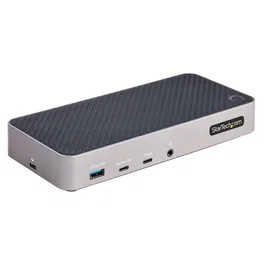 StarTech.com Docking Station USB-C Triple Monitor 4K HDMI/DP - Hub USB 5 puertos - GbE - Carga PD 100W - Replicador Puertos Thunderbolt 3/4 - Alámbrico USB 3.2 Gen 2