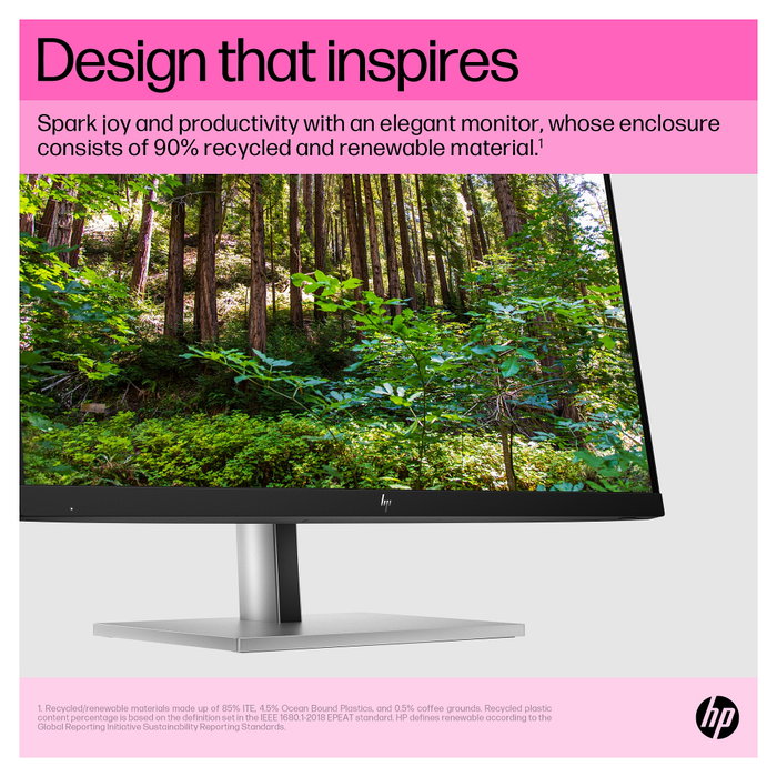 HP E24t G5 Monitor 23.8 pulgadas FHD 1920x1080 IPS Pantalla Táctil con Pivot Altura Ajustable HDMI DisplayPort USB 75 Hz Low Blue Light Negro para Negocios