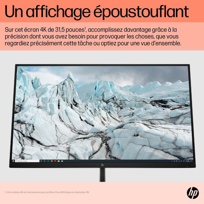 HP E32k G5 Monitor 4K USB-C de 31.5 pulgadas