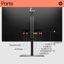 HP E32k G5 Monitor 4K USB-C de 31.5 pulgadas