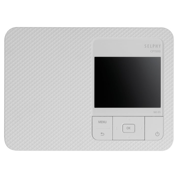 Canon SELPHY CP1500 Fotodrucker weiss, Impresora de Fotos por Sublimacion Inalambrica, 300 DPI, 10x15 cm, Wifi, USB-C, LCD 3.5", Blanco