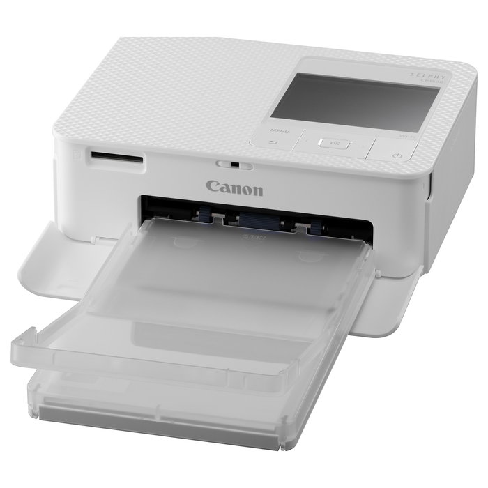 Canon SELPHY CP1500 Fotodrucker weiss, Impresora de Fotos por Sublimacion Inalambrica, 300 DPI, 10x15 cm, Wifi, USB-C, LCD 3.5", Blanco