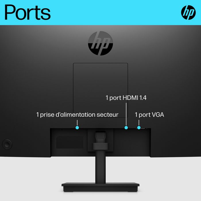 HP Monitor P24v G5 FHD 23.8 pulgadas para Productividad Diaria