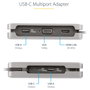 Startech Docking Station USB-C con HDMI 4K 60Hz, VGA, 3 Puertos USB, Power Delivery 100W y Cable USB Tipo C de 30cm