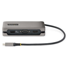 StarTech DKT31CVHPD3 Adaptador Multipuertos USB-C HDMI 4K VGA y USB 3.2 Gen 2 Gris
