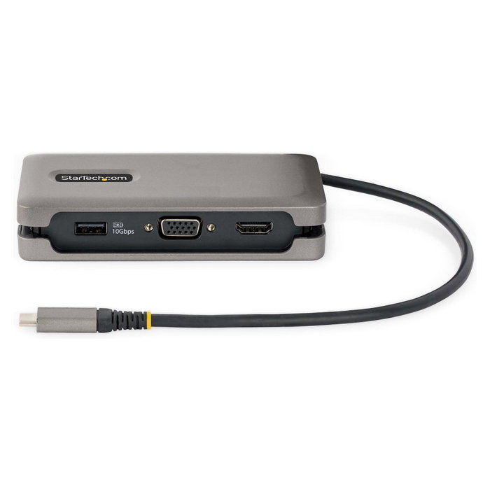 Startech Docking Station USB-C con HDMI 4K 60Hz, VGA, 3 Puertos USB, Power Delivery 100W y Cable USB Tipo C de 30cm