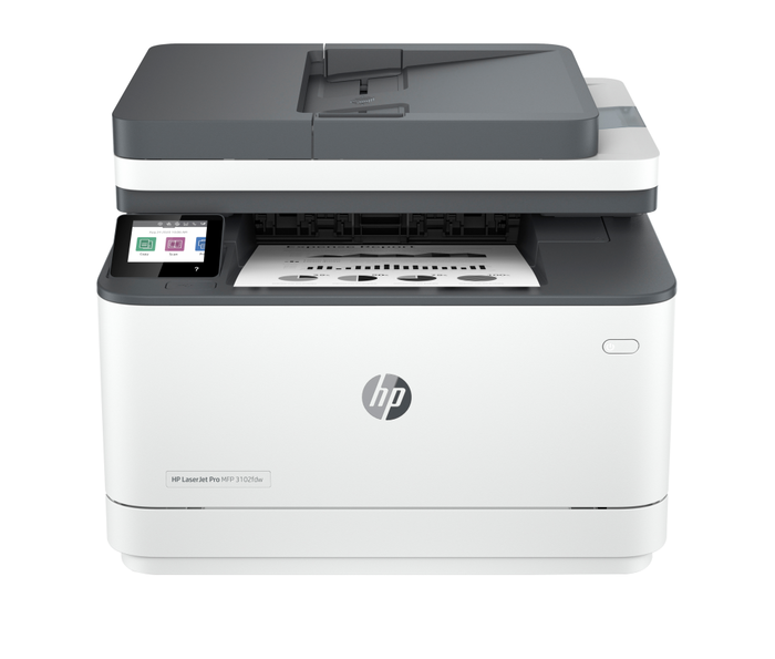 HP LaserJet Pro MFP 3102fdw Multifunción Monocromo Blanco