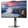 AOC 24V5CW/BK Monitor 24" Full HD IPS 75Hz FreeSync USB-C 65W, Altavoces y Cámara, Sin Marco, Negro