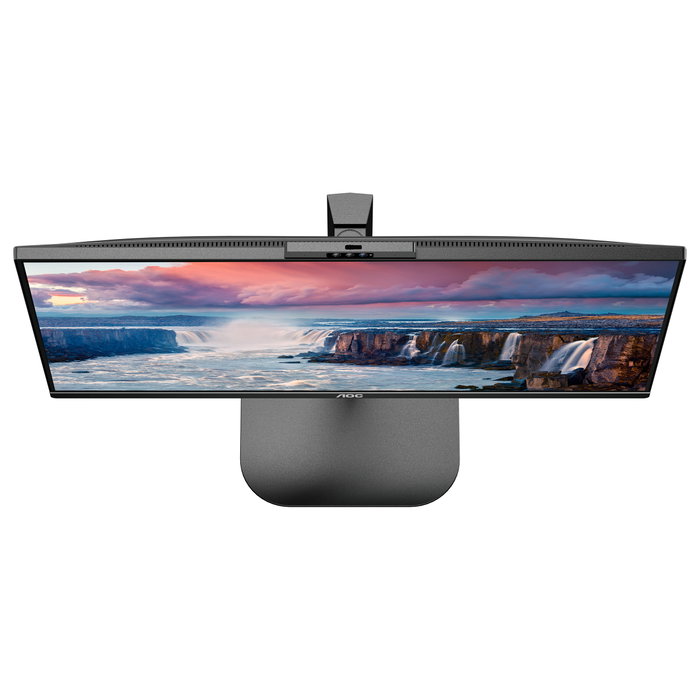AOC 24V5CW/BK Monitor Profesional 23,8 pulg. Full HD IPS con Webcam Windows Hello y USB-C