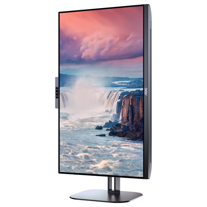 AOC 24V5CW/BK Monitor Profesional 23,8 pulg. Full HD IPS con Webcam Windows Hello y USB-C