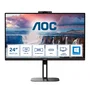 AOC 24V5CW/BK Monitor Profesional 23,8 pulg. Full HD IPS con Webcam Windows Hello y USB-C