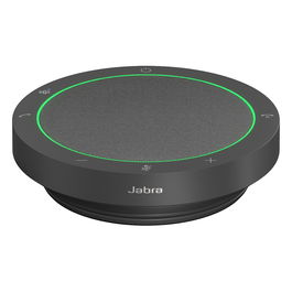 Jabra Speak2 40 USB-C Speakerphone Altavoz Teléfono Conferencias para Teams, Zoom, Google Meet, Negro, Cable 0.8 m, Plug & Play, IP64
