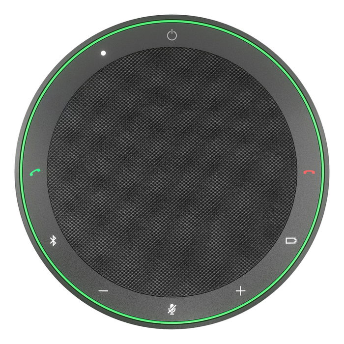 Jabra Speak 275 UC Altavoz Conferencia Bluetooth USB-C Gris con Link 380a Adapter, Compatible con Google Meet, Cisco, 4700 mAh, Cancelación Ruido