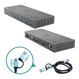 I-tec Docking Station USB 3.0 USB-C Thunderbolt 3 con 3x Salida 4K, Power Delivery 100W (Gen 2)