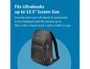Kensington Triple Trek Mochila para Portátil de 14 pulg. Negro