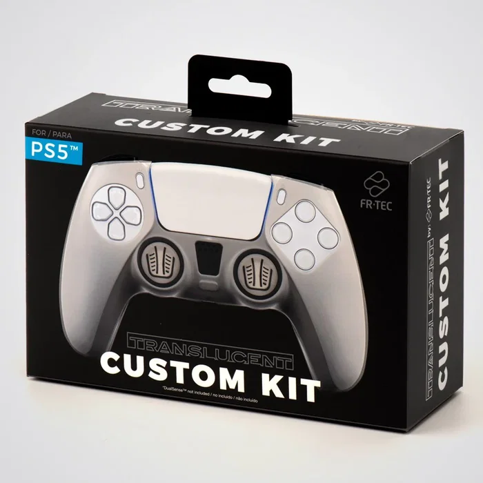 Funda de silicona transparente para mando PS5 - Woxter custom kit