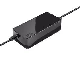 Trust - Adaptador de Corriente Universal para Portátil 70W, Cargador Compacto Negro Compatible con Acer, Asus, Dell, HP, Lenovo, MSI, Toshiba - Modelo Primo