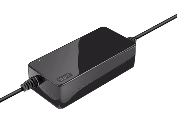Trust - Adaptador de Corriente Universal para Portátil 70W, Cargador Compacto Negro Compatible con Acer, Asus, Dell, HP, Lenovo, MSI, Toshiba - Modelo Primo