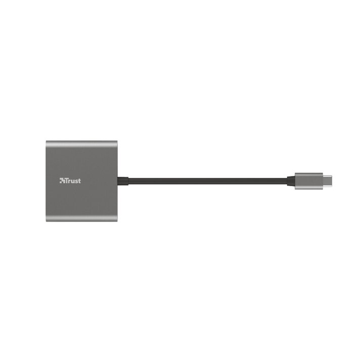 Trust Dalyx Adaptador Multipuerto 3 en 1 USB-C con HDMI y USB 3.2