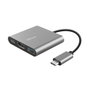 Trust Dalyx Adaptador Multipuerto 3 en 1 USB-C con HDMI y USB 3.2