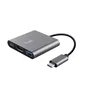 Trust Dalyx Adaptador Multipuerto 3 en 1 USB-C con HDMI y USB-A, Negro