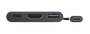 Trust 23772 Adaptador Multipuerto USB-C 3 en 1 con HDMI, USB-A y USB-C PD para Portátil y MacBook, Aluminio Negro