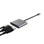 Trust Dalyx 3 en 1 Adaptador USB-C con HDMI, USB-A y C PD Gris
