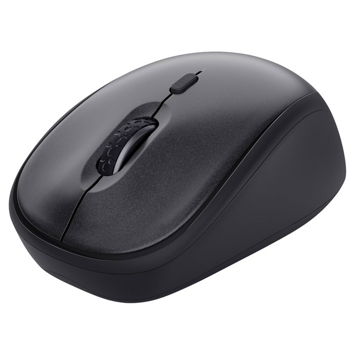 Trust TM-201 Ratón Inalámbrico 1600 DPI Negro