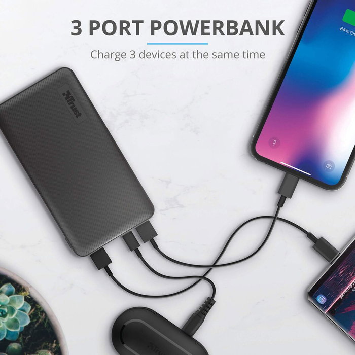 Trust Powerbank Primo ECO 10000 mAh Negro