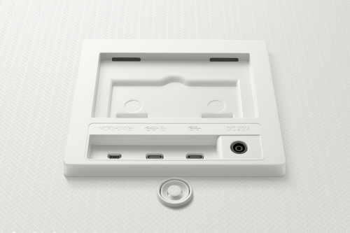 Samsung S32BM80PUU 81,3 cm (32") 3840 x 2160 Pixeles 4K Ultra HD Rosa, Blanco