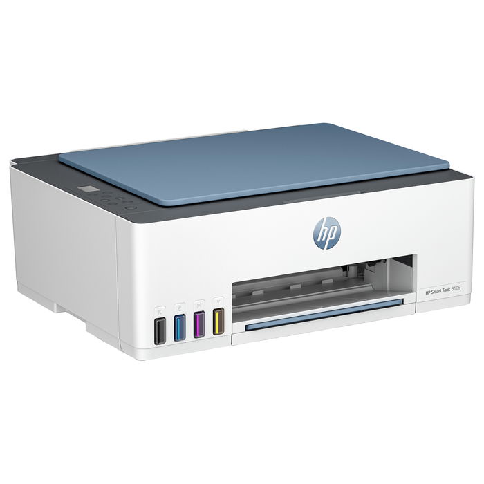 HP Smart Tank 5106 - Impresora Multifunción Inalámbrica A4 Color All-in-One con Tanque de Tinta, Escáner, Copiadora, Wi-Fi, AirPrint (4A8D1A#BHC) - Azul Surf HP Smart Tank 5106 - Impresora Multifunción Inalámbrica A4 Color All-in-One con Tanque de Tinta, Escáner, Copiadora, Wi-Fi, AirPrint (4A8D1A#BHC) - Azul Surf