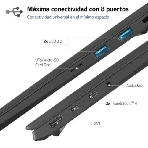 LG Portátil 17Z90R-G.AA75B 17" Intel Core i7 16GB RAM LG Portátil 17Z90R-G.AA75B 17" Intel Core i7 16GB RAM
