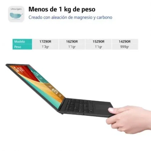 LG Portátil 17Z90R-G.AA75B 17" Intel Core i7 16GB RAM LG Portátil 17Z90R-G.AA75B 17" Intel Core i7 16GB RAM