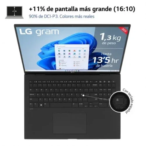 LG Portátil 17Z90R-G.AA75B 17" Intel Core i7 16GB RAM LG Portátil 17Z90R-G.AA75B 17" Intel Core i7 16GB RAM