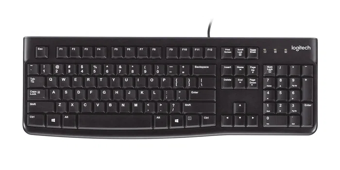 Logitech K120 Teclado Alámbrico USB QWERTY Negro Logitech K120 Teclado Alámbrico USB QWERTY Negro