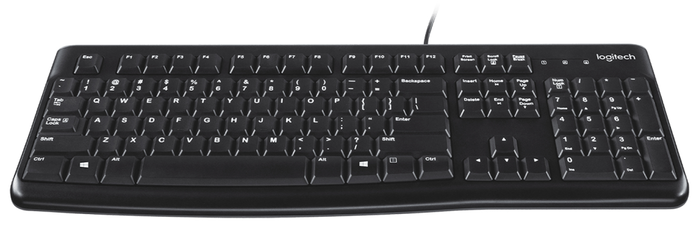 Logitech K120 Teclado USB QWERTY Español Negro Logitech K120 Teclado USB QWERTY Español Negro