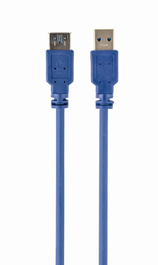 Cable Alargador USB GEMBIRD Azul
