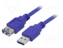 Gembird Cable USB 3.0 A/A 1,8 m Azul CCP-USB3-AMAF-6