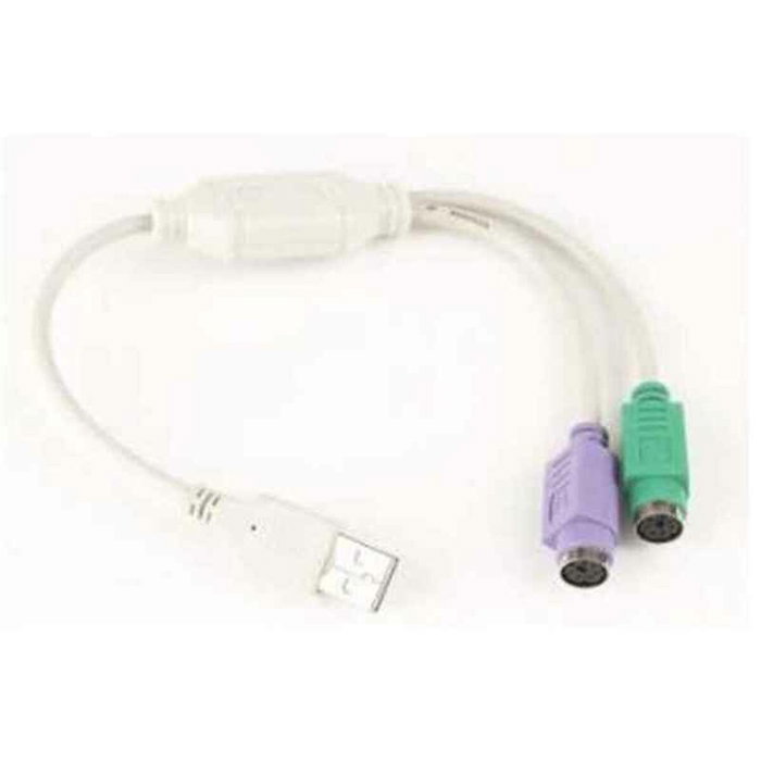 Gembird UAPS12 Cable Conversor USB a 2x PS/2 Blanco 0,30m Gembird UAPS12 Cable Conversor USB a 2x PS/2 Blanco 0,30m