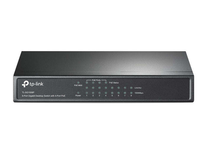 Tp link switch tl-sg1008p 8 puertos gigabyt + 4 puertos poe