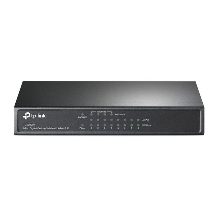 Tp-Link TL-SG1008P Switch de 8 puertos Gigabit con 4 puertos PoE, Gris Tp-Link TL-SG1008P Switch de 8 puertos Gigabit con 4 puertos PoE, Gris