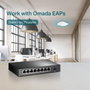 Tp-Link TL-SG1008P Switch de 8 puertos Gigabit con 4 puertos PoE, Gris