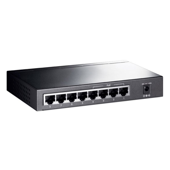 Tp-Link TL-SG1008P Switch de 8 puertos Gigabit con 4 puertos PoE, Gris Tp-Link TL-SG1008P Switch de 8 puertos Gigabit con 4 puertos PoE, Gris