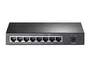 TP-Link TL-SG1008P Switch Gestionado 8 Puertos Gigabit Ethernet con 4 Puertos PoE+ (IEEE 802.3af), Gris