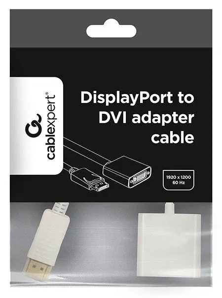 Gembird Adaptador DisplayPort a HDMI Blanco 0,1m A-DPM-HDMIF-002-W Gembird Adaptador DisplayPort a HDMI Blanco 0,1m A-DPM-HDMIF-002-W