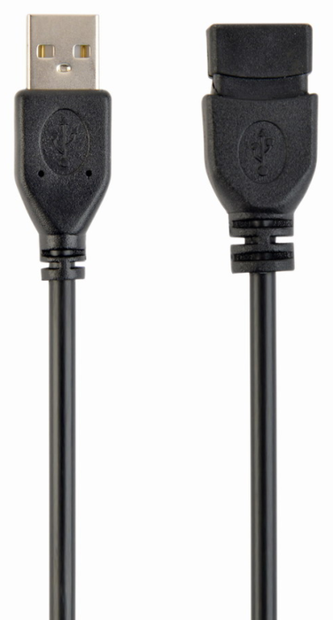 Gembird Cable de Extensión USB 2.0 de 3m Tipo A Macho a Hembra Negro Gembird Cable de Extensión USB 2.0 de 3m Tipo A Macho a Hembra Negro