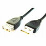 Gembird Cable de Extensión USB 2.0 de 3m Tipo A Macho a Hembra Negro