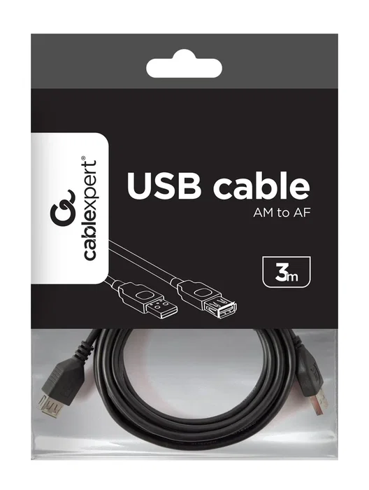 Gembird Cable de Extensión USB 2.0 de 3m Negro ccp-usb2-amaf-10 Gembird Cable de Extensión USB 2.0 de 3m Negro ccp-usb2-amaf-10